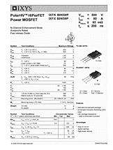 DataSheet IXFX80N50P pdf